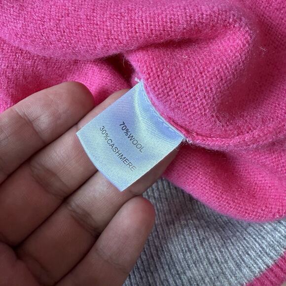 Greyson 1/4 Zip Pullover M Pink Wool Golf Sportswear Lightweight Outerwear - Picture 7 of 10